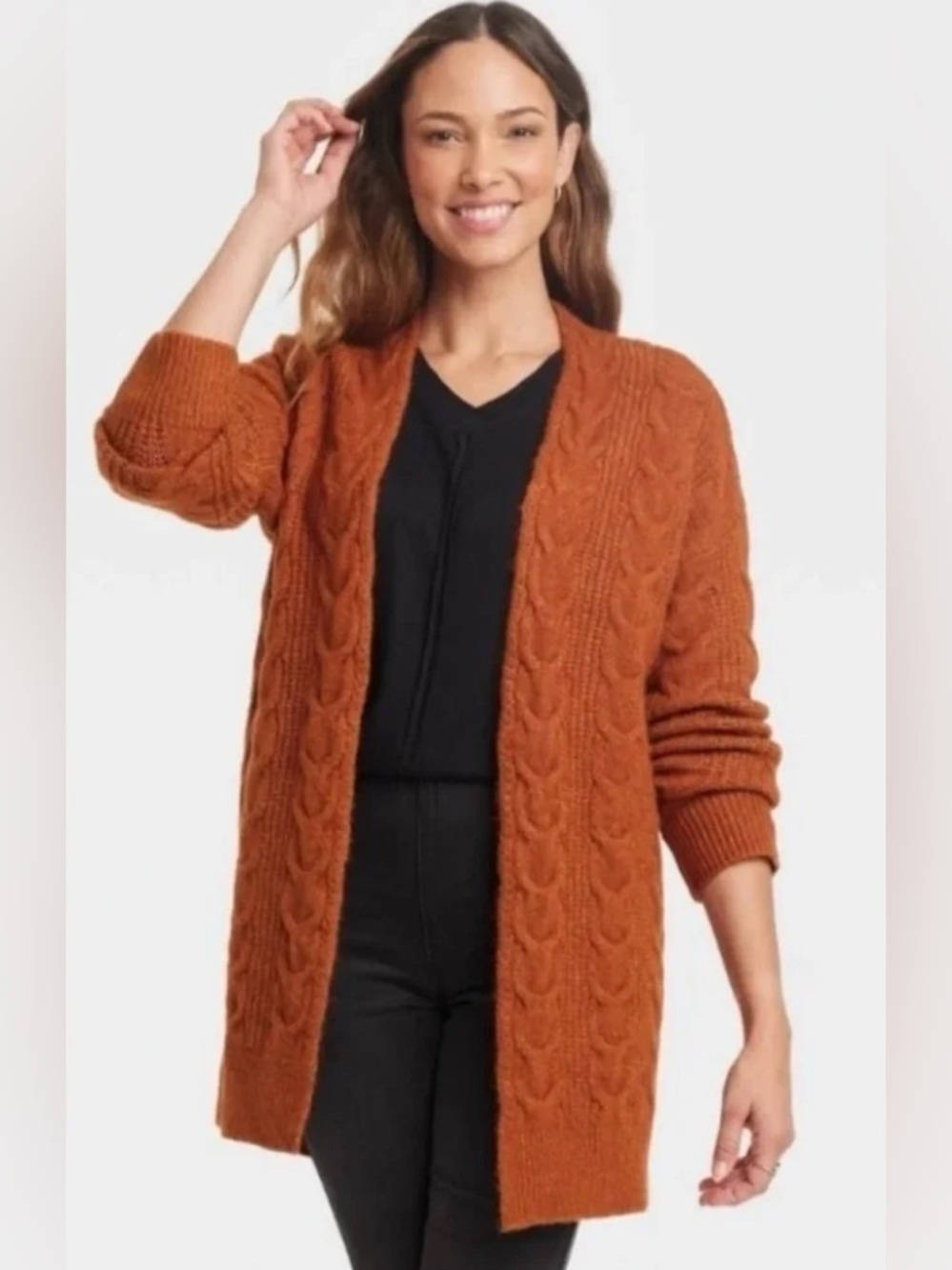 Knox Rose • Cable Knit • Cardigan